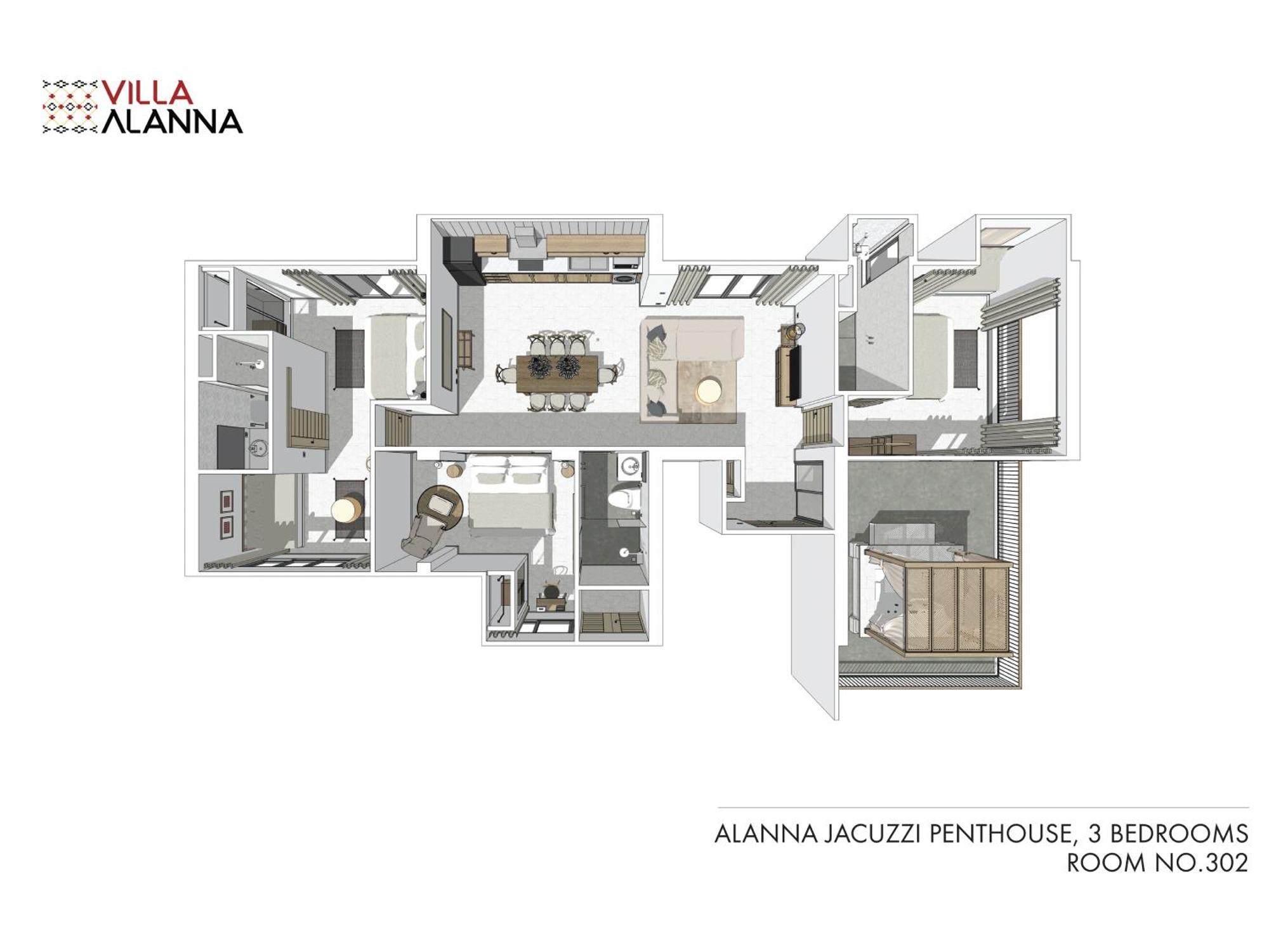 Villa Alanna Chiang Mai Habitación foto